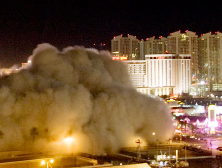 Vegas Implosions Implosions in Las Vegas Las Vegas Implosions