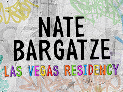 Nate Bargatze performs live stand-up comedy in Las Vegas at the Encore at the Wynn