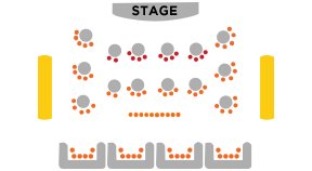 Stage map for Motown Brunch